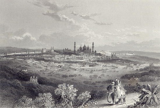 Delhi; engraved by Edward Paxman Brandard (1819-98) c.1860 od J Ramage