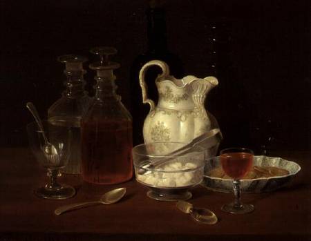 Still Life with Decanters od J. Rhodes