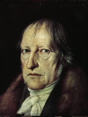 Hegel , Portrait by Jakob Schlesinger