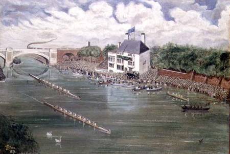Oxford and Cambridge Boat Race od J. Wilson