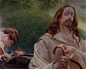 Christ and the Samariterin od Jacek Malczewski