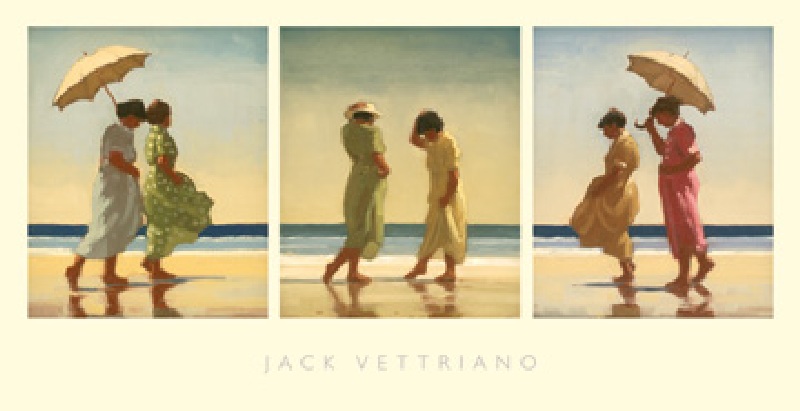 Summer Days - Triptych od Jack Vettriano
