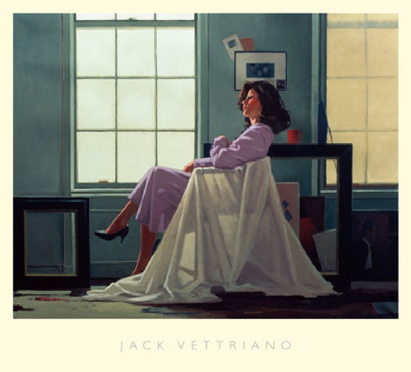 Winter Light and Lavender od Jack Vettriano