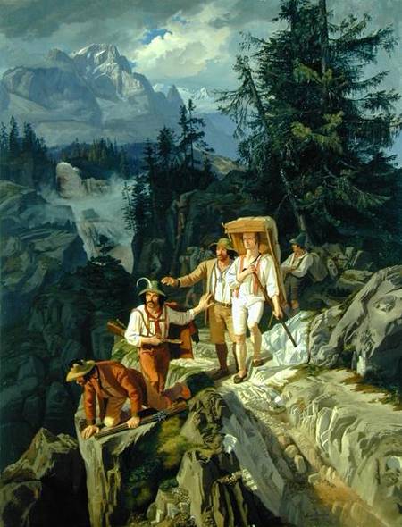 Tirolese Smugglers od Jacob Gensler