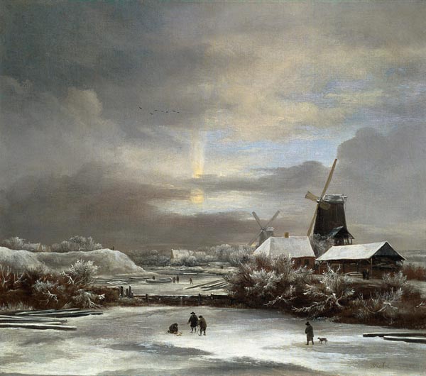 Winter Landscape od Jacob Isaacksz van Ruisdael