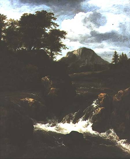 A Waterfall od Jacob Isaacksz van Ruisdael