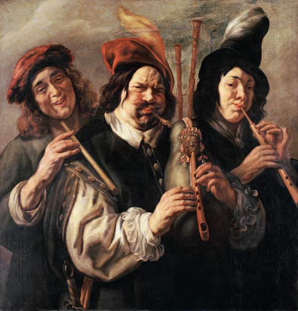 Three Musicians od Jacob Jordaens