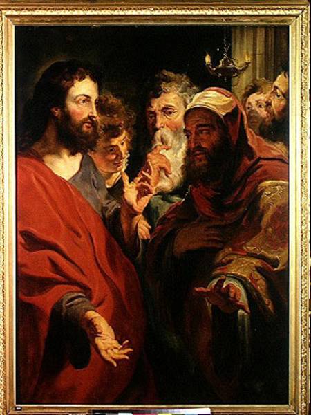 Christ Instructing Nicodemus od Jacob Jordaens