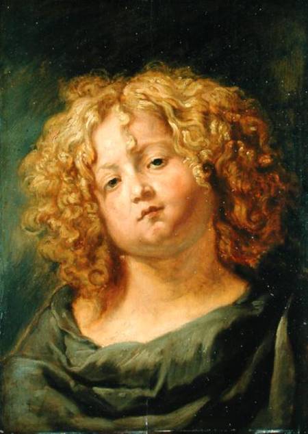 The Curly-Haired Girl od Jacob Jordaens