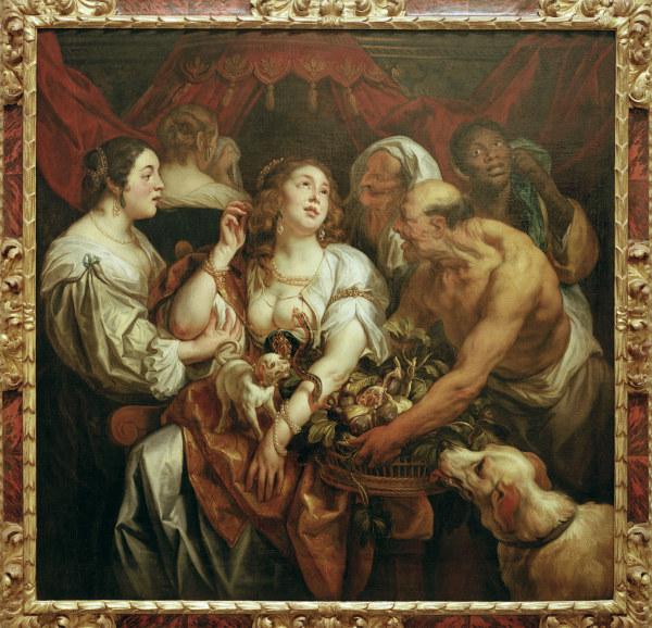 Death of Cleopatra / Jordaens / 1653 od Jacob Jordaens