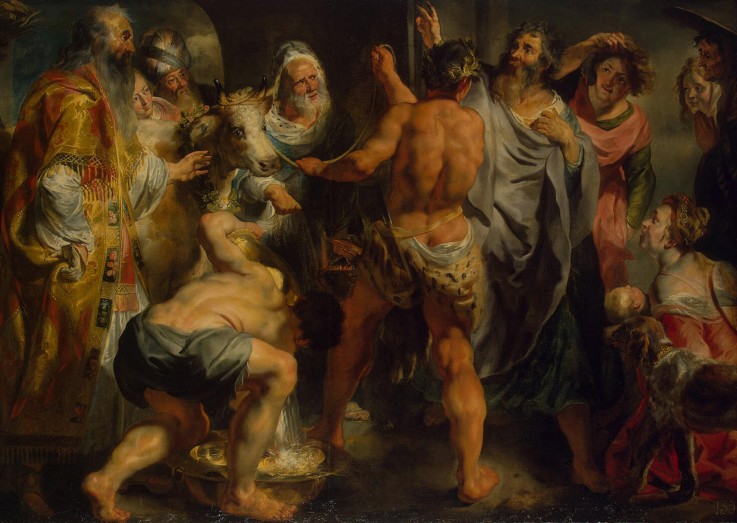 The Apostles Paul and Barnabas in Lystra od Jacob Jordaens