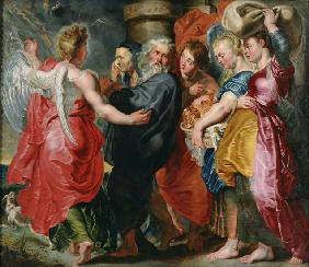 The Flight of Lot and His Family from Sodom (after Rubens)