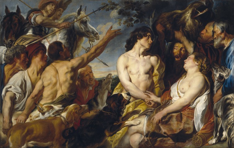 Meleager and Atalanta od Jacob Jordaens