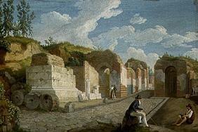 The Herkulaner gate in Pompeji.