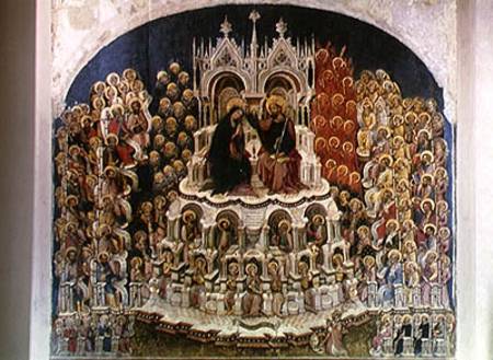 The Coronation of the Virgin in Paradise od Jacobello del Fiore