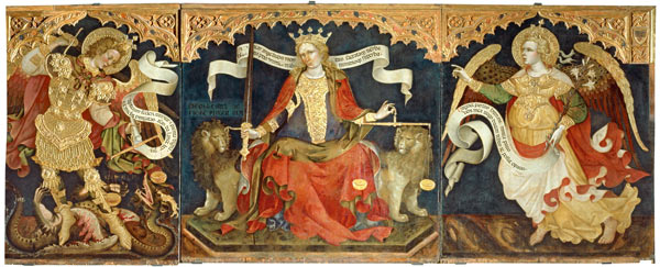 Fiore, Jacobello del traceable since 1394, died 1439. ''Justitia Triptych'', 1421. (Justitia with th od Jacobello del Fiore