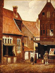 The street. od Jacobus Vrel
