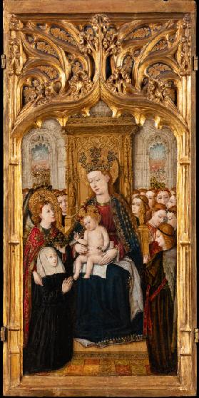 Madonna with Child, Angels and founder
