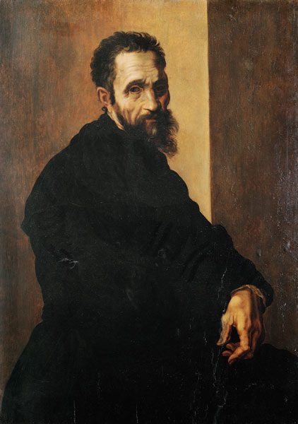 Portrait of Michelangelo od Jacopino del Conte