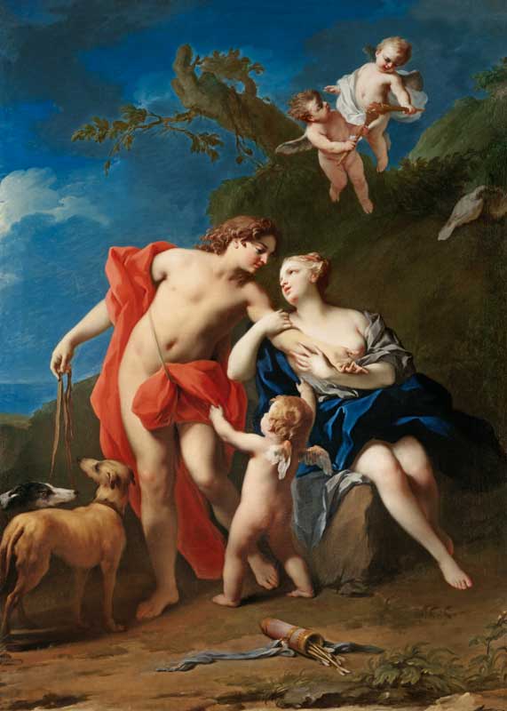 Venus and Adonis od Jacopo Amigoni