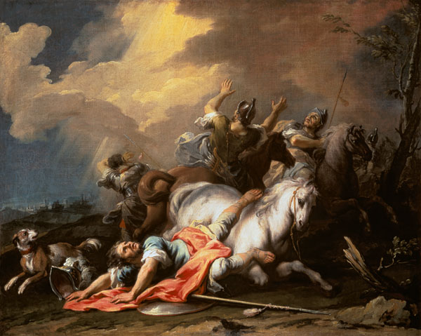 The conversion of the Saulus. od Jacopo Amigoni