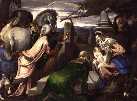 Adoration of the Magi od Jacopo Bassano