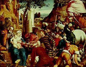 The adoration of the kings od Jacopo Bassano
