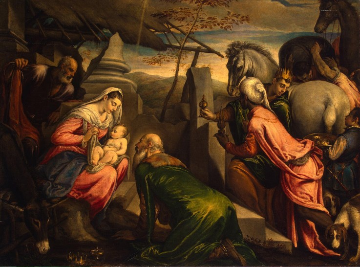 The Adoration of the Magi od Jacopo Bassano
