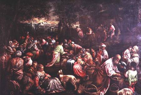 The Feeding of the Five Thousand od Jacopo Bassano