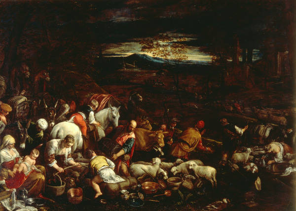 Jacob''s Return to Canaan / Bassano od Jacopo Bassano