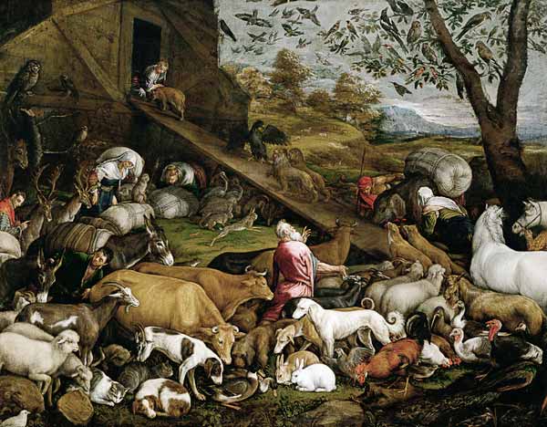 Animals Entering the Ark od Jacopo Bassano