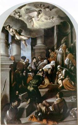 St. Eleutherius Blesses the Devout (altarpiece) od Jacopo Bassano