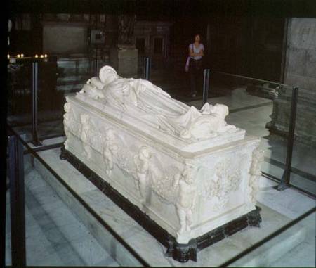Tomb of Ilaria del Carretto (d.1405) od Jacopo della Quercia