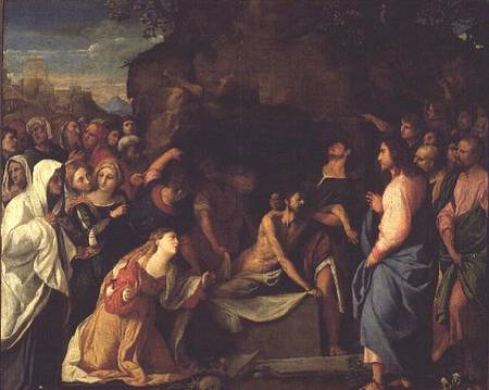 The Resurrection of Lazarus od Jacopo Palma