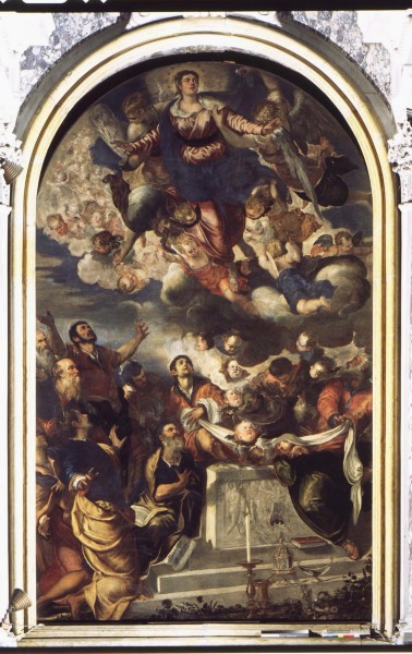 Assumption of Mary / Tintoretto / c.1555 od Jacopo Robusti Tintoretto