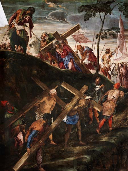 Tintoretto, Christ Carrying Cross od Jacopo Robusti Tintoretto