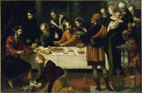 Christ a.Mary Magdalene /Tintoretto/ C16 od Jacopo Robusti Tintoretto