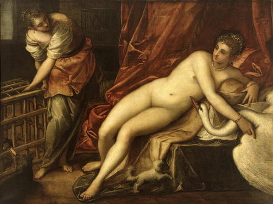 Leda and the Swan, c.1570 (oil on canvas) od Jacopo Robusti Tintoretto