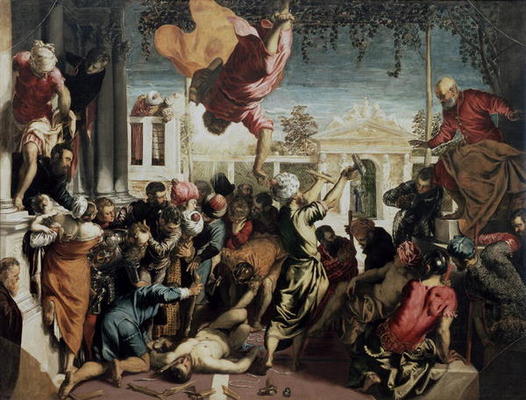 The Miracle of St. Mark Freeing a Slave, 1548 (oil on canvas) od Jacopo Robusti Tintoretto