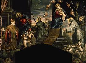 Andrea Grittin worshipping / Tintoretto