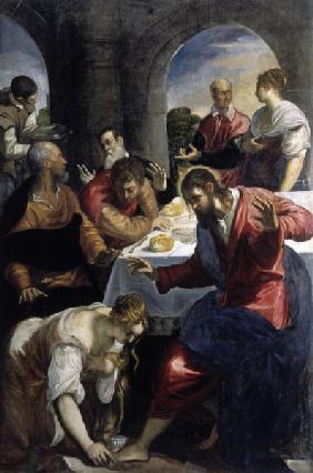 Banquet in house of Simon / Tintoretto