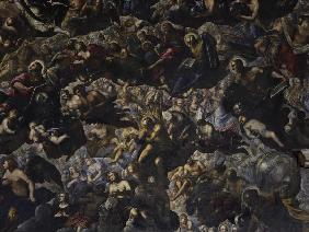 Tintoretto, Paradies, Ausschnitt