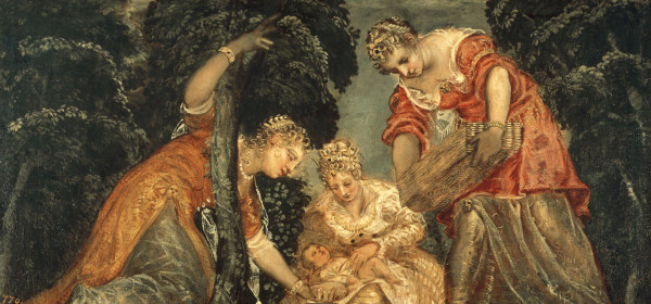Tintoretto / Finding of Moses od Jacopo Robusti Tintoretto