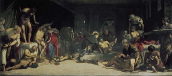 Tintoretto / St.Roche healing the Plague od Jacopo Robusti Tintoretto