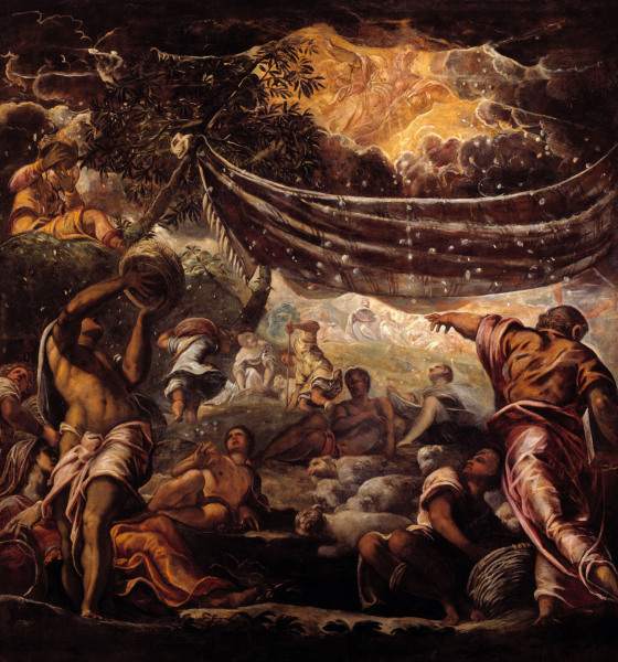 Tintoretto / The Manna Harvest od Jacopo Robusti Tintoretto