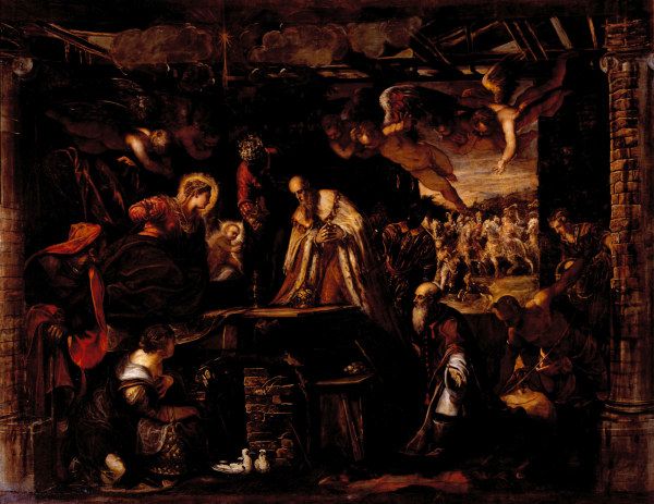 Tintoretto, Adoration of Kings od Jacopo Robusti Tintoretto