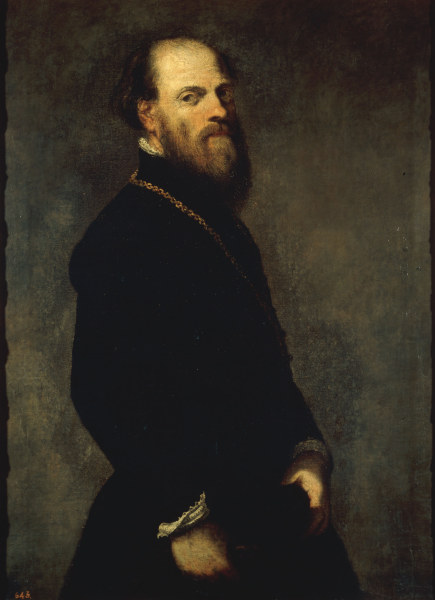 Tintoretto, Nobleman with Gold Chain od Jacopo Robusti Tintoretto