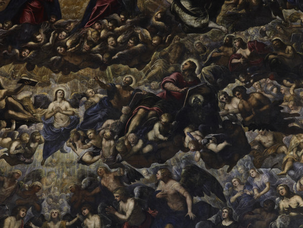 Tintoretto, Paradies, Ausschnitt od Jacopo Robusti Tintoretto