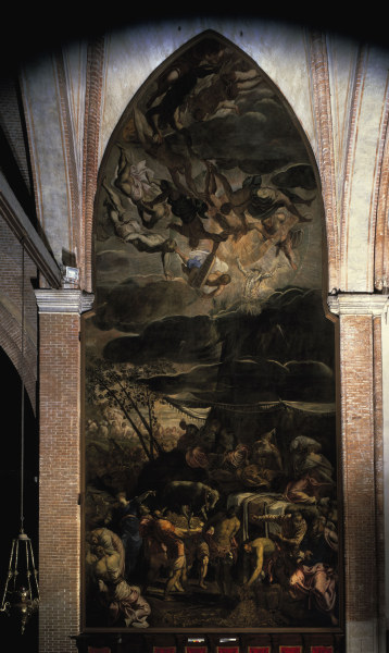 Tintoretto, Worship of Golden Calf od Jacopo Robusti Tintoretto