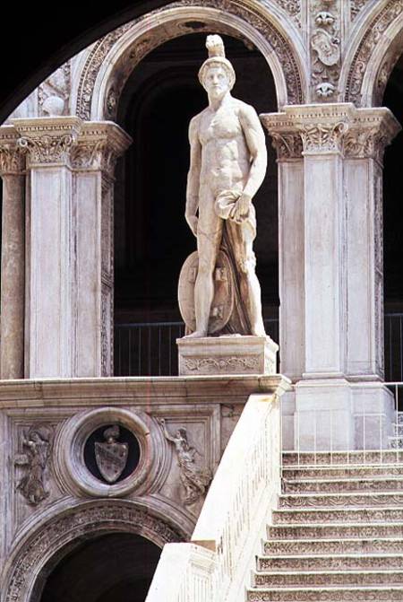Mars, colossal statue od Jacopo Sansovino